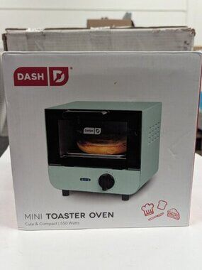 Dash Mini One-Slice Toaster Oven in Aqua